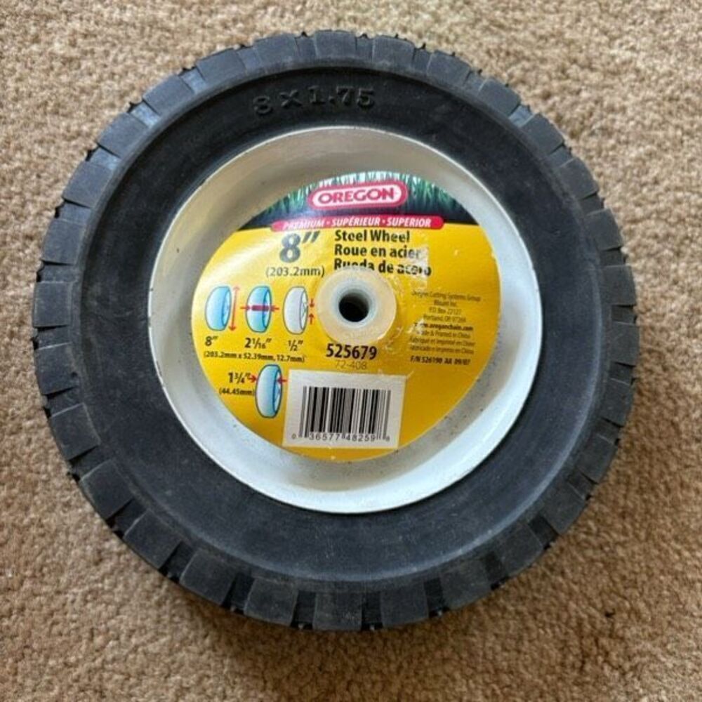 Oregon Premium 8” Steel Wheel 8x1.75 525679 *New*